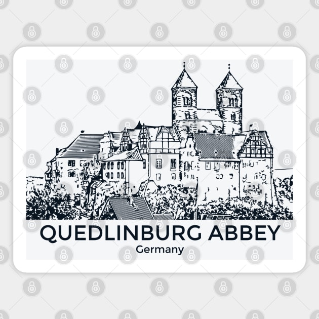 Quedlinburg Abbey - Germany Magnet by Lakeric
